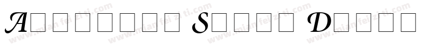Atlantix Swash Display SSi Display Italic字体转换